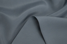 Natural silk crepe silk with acetate thread grey-blue