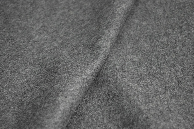 Italian coat wool gray