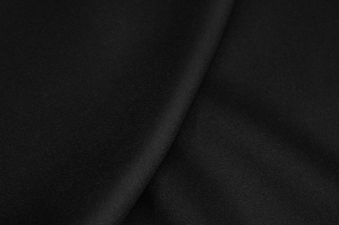Max Mara Italian coat fabric with angora wool with black moulding