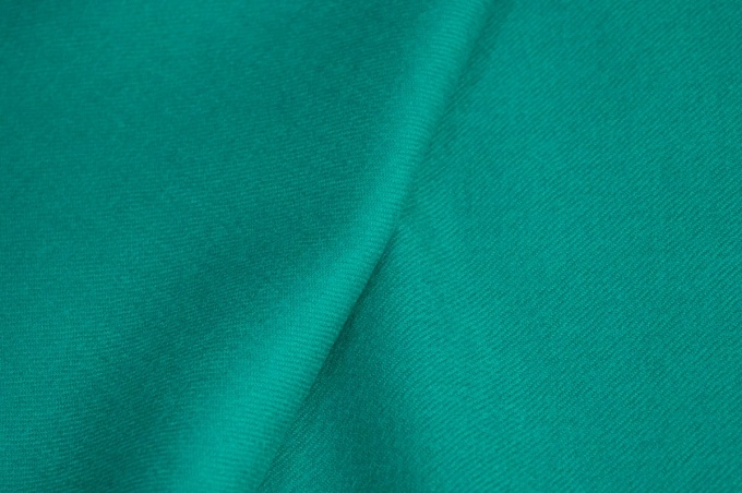 Italian suit wool-flannel turquoise green