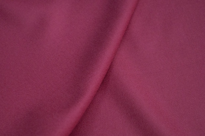 Italian suit wool-flannel dark fuchsia