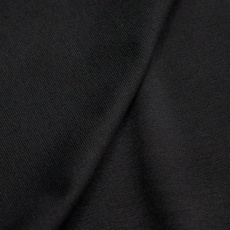 Italian viscose jersey knit black