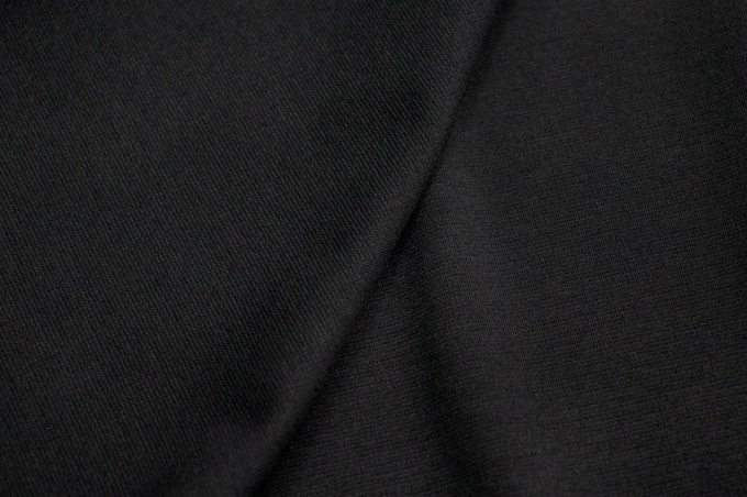 Italian viscose jersey knit black