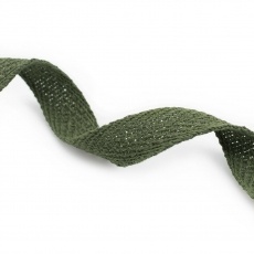 khaki cotton tape 15mm