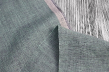 Medium Weight Linen Stone Washed grey-green melange