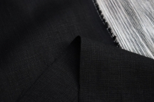 Heavy Weight Linen Fabric black