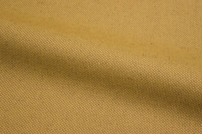 Furniture linen with cotton mustard 500g/m2