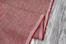 Decorative decorative linen 150cm red-burgundy