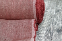 Decorative decorative linen 150cm red-burgundy