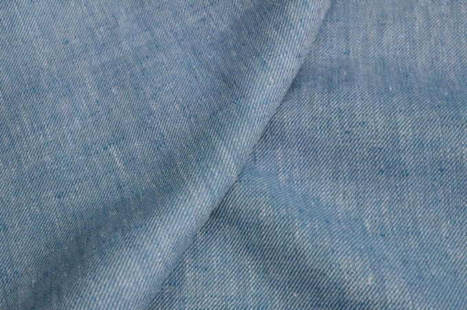 Decorative decorative linen 150cm blue and turquoise