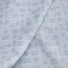 Costume jacquard linen with cotton hieroglyphic