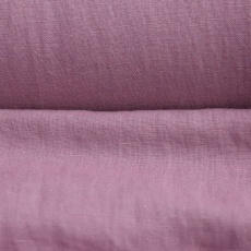 Medium Weight linen with Viscose Stone Washed pale violet