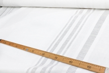 Linen with cotton tablecloth white 186cm