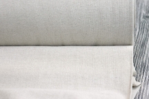 Linen cotton 260 cm Linen Fabric Stone Washed gray undyed