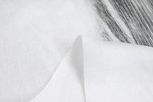 Suit linen diagonal white