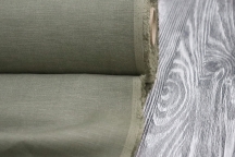 Medium Weight Linen grey-green khaki 