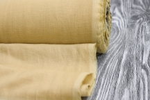 Medium Weight linen with Viscose Stone Washed light powder