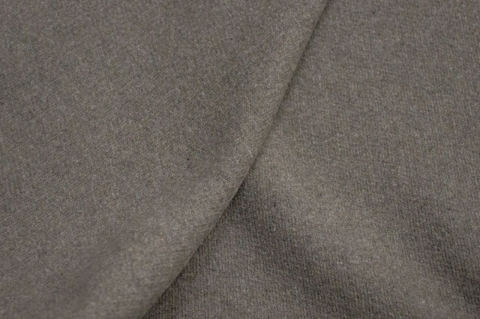 Italian wool knit grey melange