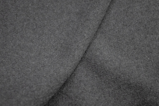 Итальянский шерстяной трикотаж графитовый
