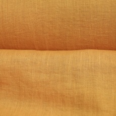 Medium Weight Linen Stone Washed mustard