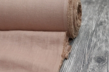 Medium Weight linen Stone Washed Powder-coloured