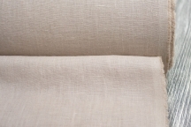 Medium Weight Linen Stone Washed beige-cream