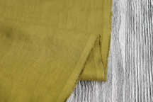 Medium Weight Linen Stone Washed olive green