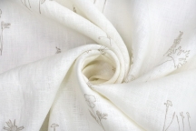 Linen Floral Fabric 4c33