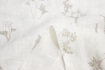 Linen Floral Fabric 4c33