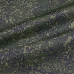 Fabric for workwear and outdoor furniture camouflage pixels GRETA