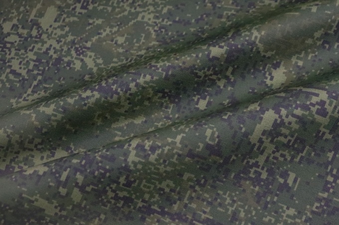 Fabric for workwear and outdoor furniture camouflage pixels GRETA