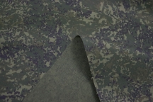 Fabric for workwear and outdoor furniture camouflage pixels GRETA