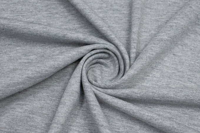 170 g/m2 Kulirka knitted fabric Grey melange