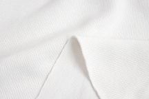 Italian cotton knitted jersey in white