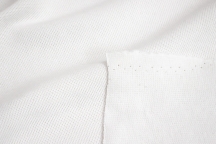 Italian cotton knitted jersey in white