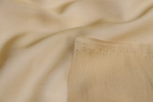 Italian cotton with silk in sandy-golden colour