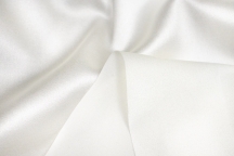 La Perla Natural silk satin with elastane in white milky colour