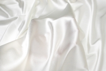 La Perla Natural silk satin with elastane in white milky colour