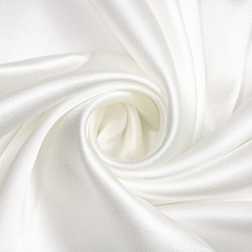 La Perla Natural silk satin with elastane in white milky colour