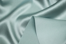 La Perla Natural silk satin with elastane in blue and turquoise