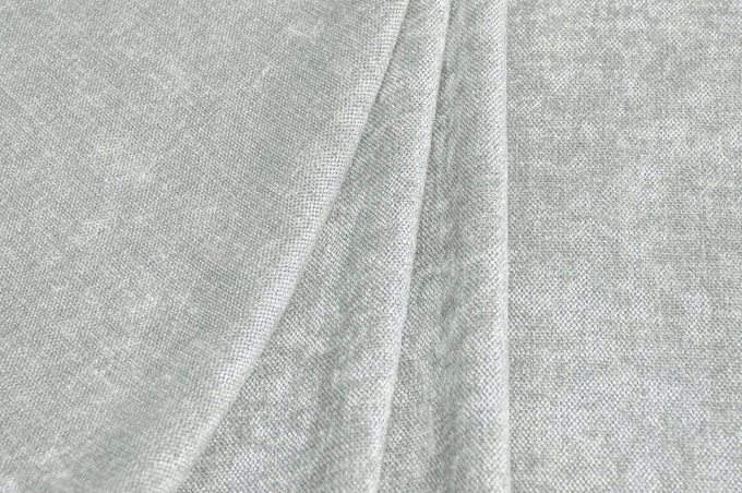 300cm LINEN SHENIL V02 silver drapery fabric