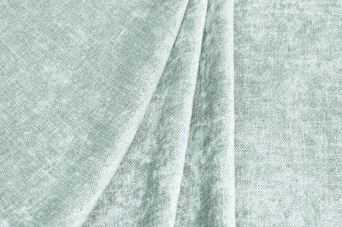 300cm LINEN SHENIL V21 light turquoise drape fabric