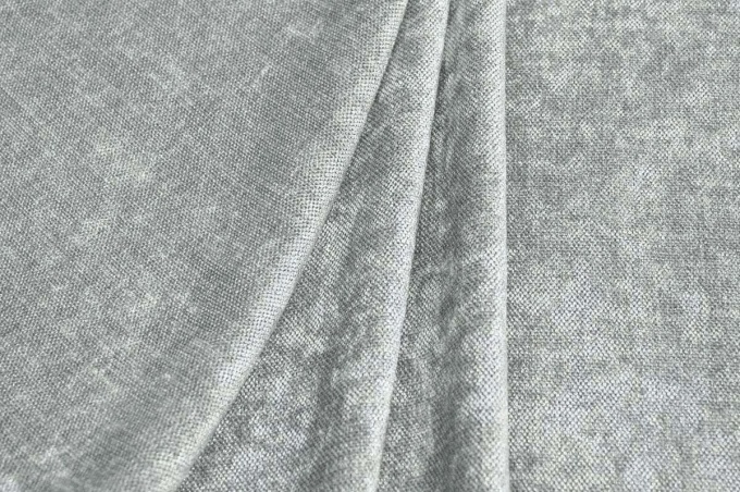 300cm LINEN SHENIL V22 light grey drape fabric