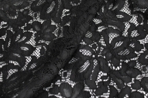 Dolce & Gabbana Lace Fabric 134cm Black