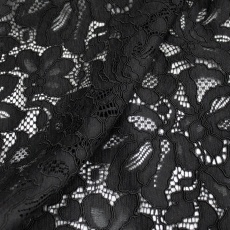 Dolce & Gabbana Lace Fabric 134cm Black