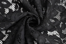 Dolce & Gabbana Lace Fabric 134cm Black