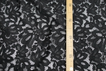 Dolce & Gabbana Lace Fabric 134cm Black