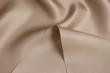 Natural dense silk-twill in light birch colour