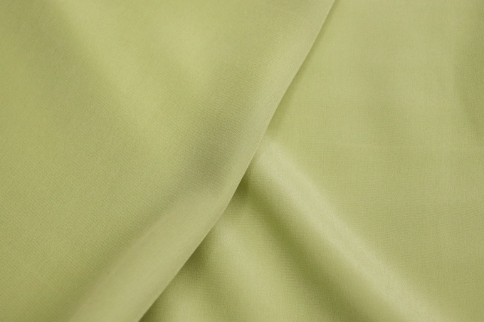 Italian crepe silk in pale salmon