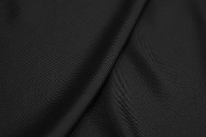 Natural silk-twill black